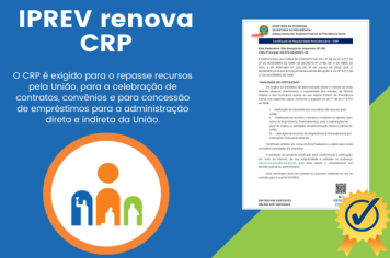 O IPREV renova CRP