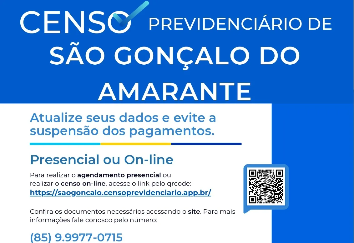 Censo Previdenciário 2026